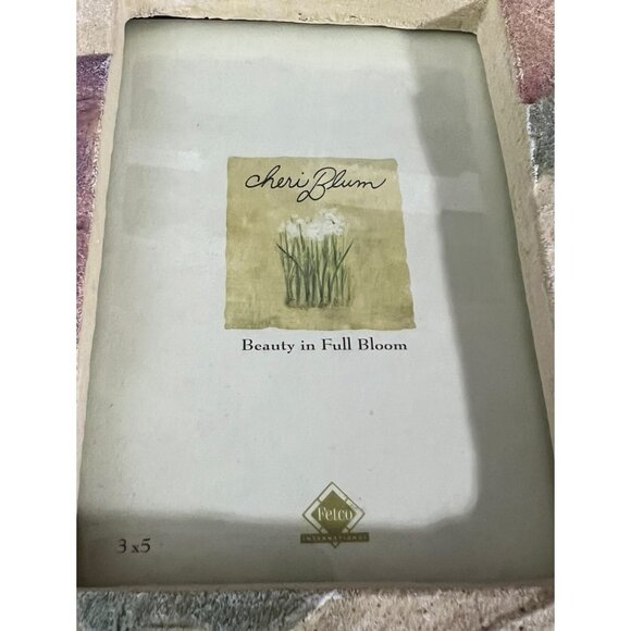 Cheri Blum Floral Embossed 3x5 Picture Frame By Fetco - Picture 2 of 6